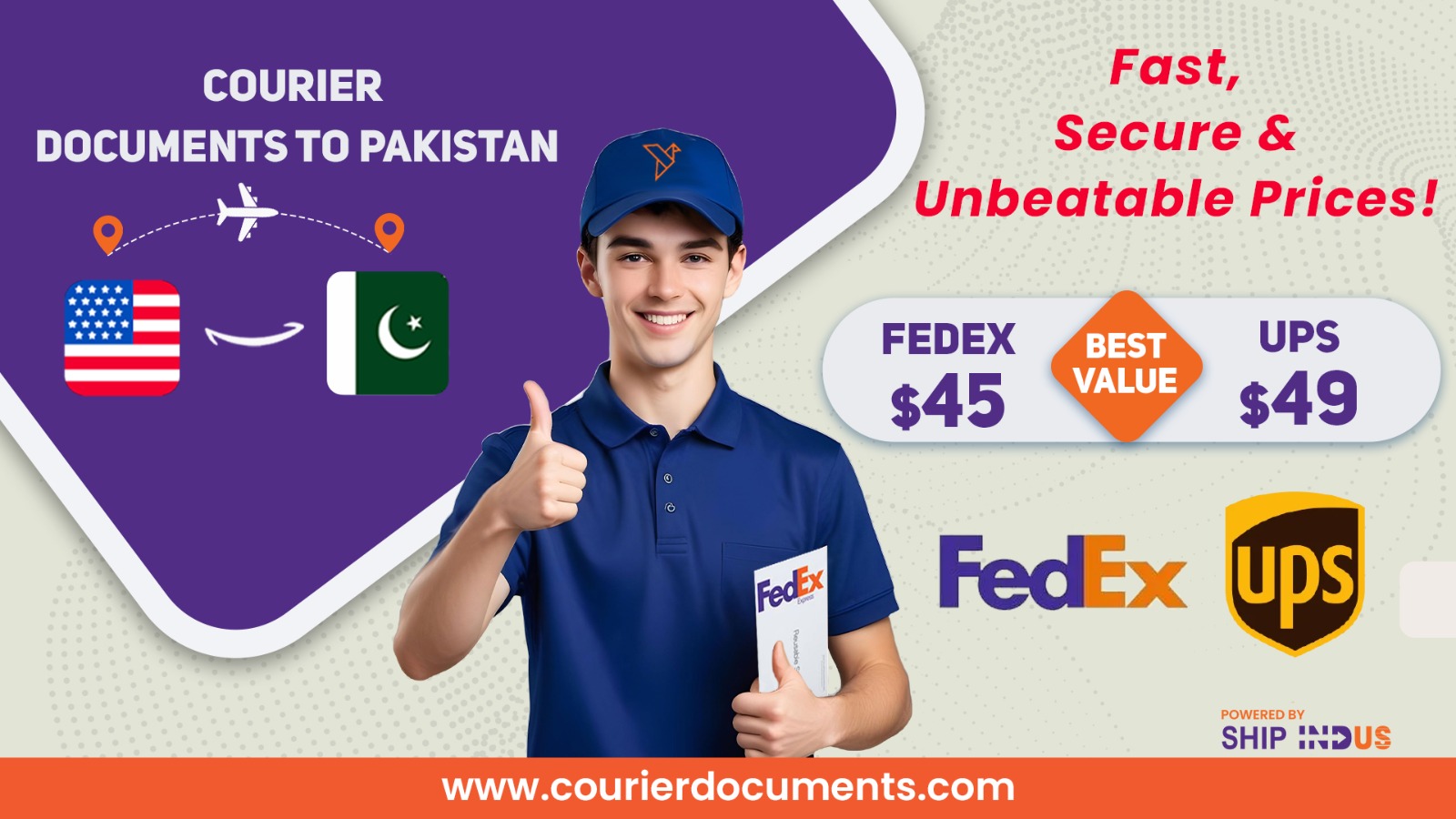 Courier Documents to Pakistan